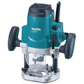 Makita Woodworking Router with a combination of teal,blue and black colour