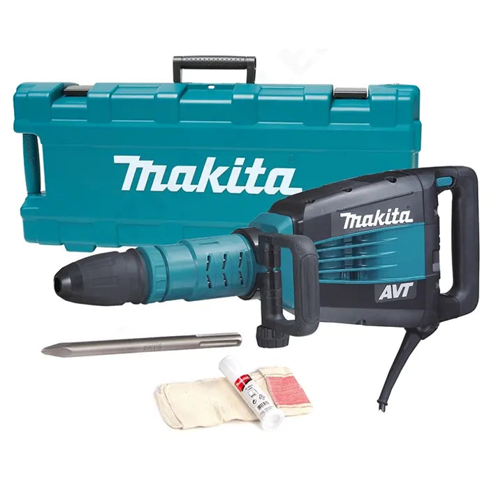 Makita Jack Hammer Machine, 1510W, 26 Joules, 950~1900 IPM, 12.3kg HM1214C