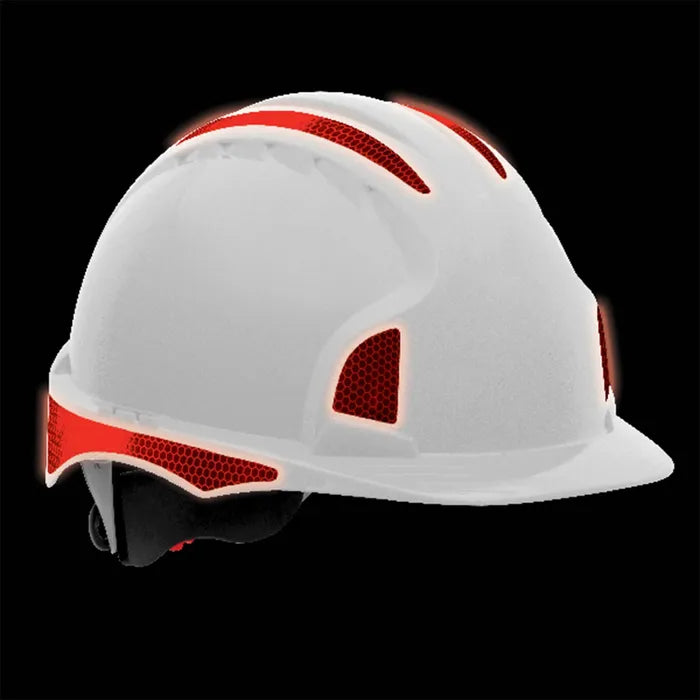 JSP Reflective CR2 Decal Kit for EVO®2/3 - Red - Pack of 10 - AHV391-000-600