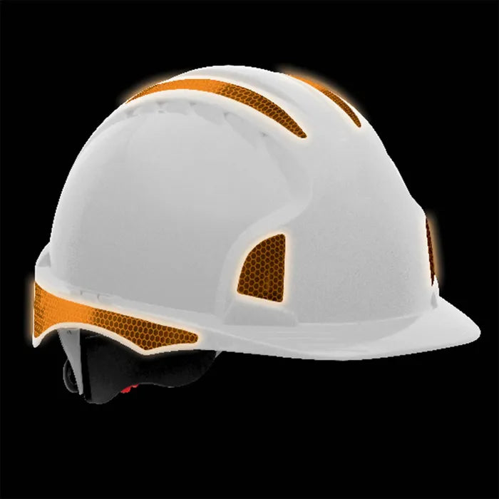 JSP Reflective CR2 Decal Kit for EVO®2/3 - Orange - Pack of 10 - AHV391-000-800