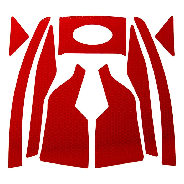 JSP Red CR2 Reflective Kit for EVO® Vista® - Pack of 10 - AHV410-000-600