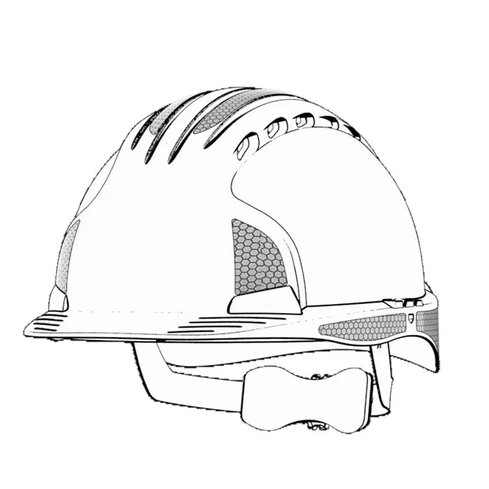 JSP EVO®5 Reflective CR2 Decals - Silver - Pack of 10 - AHV444-002-900