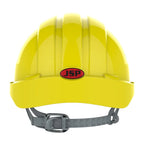 JSP EVO®2 Safety Helmet, Slip Ratchet, Vented, Yellow - AJF030-050-200