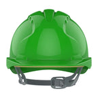JSP EVO®2 Safety Helmet, Slip Ratchet, Vented, Green - AJF030-050-300