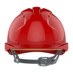 JSP EVO®2 Safety Helmet, Slip Ratchet, Vented, Red - AJF030-050-600