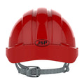 JSP EVO®2 Safety Helmet, Slip Ratchet, Vented, Red - AJF030-050-600