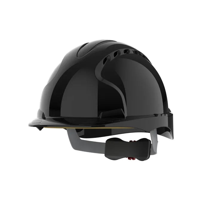 JSP EVO®3 Safety Helmet - Wheel Ratchet - Vented - Black