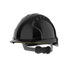 JSP EVO®3 Safety Helmet - Wheel Ratchet - Vented - Black