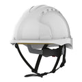 JSP EVO®3 Linesman Safety Helmet - Micro Peak - Wheel Ratchet - White - AJG240-000-100