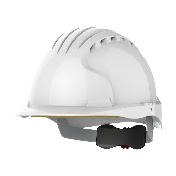 JSP EVO®5 Olympus® Safety Helmet, ABS Shell, Revolution® Wheel Ratchet, White