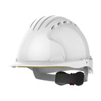 JSP EVO®5 Olympus® Safety Helmet, ABS Shell, Revolution® Wheel Ratchet, White