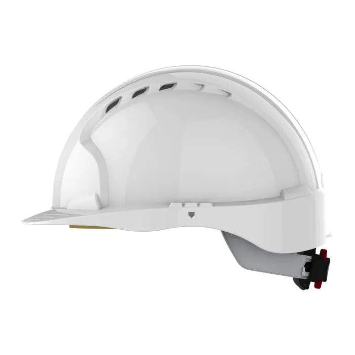 JSP EVO®5 Olympus® Safety Helmet, ABS Shell, Revolution® Wheel Ratchet, White