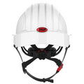 JSP EVO5 DualSwitch Safety & Climbing Helmet, Vented, White, 4-Point Chin Strap, AKS270-000-100