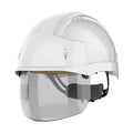 JSP EVO® VISTAlens® White Safety Helmet - Adjustable - Ventilated - AMB170-004-F00