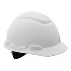 3M™ H-701R Hard Hat, White, 4-Point Ratchet Suspension - H-701R