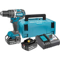Makita Cordless Battery Drill Machine For Wood, Steel, Masonry, 13mm, 18V, Brushless, 1.9kg DHP484RTJ