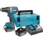 Makita Cordless Battery Drill Machine For Wood, Steel, Masonry, 13mm, 18V, Brushless, 1.9kg DHP484RTJ