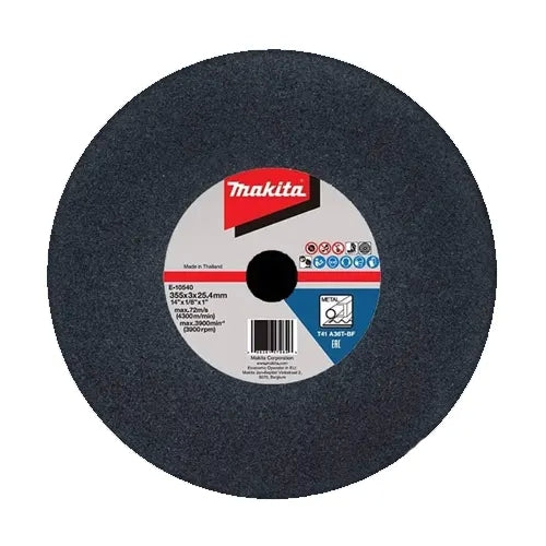 Makita Cut-Off Wheel for Metal, 355 x 3.0 x 25.4 mm, A36T, E-10540