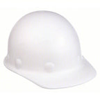 FIBRE-METAL BY PIP Hard Hat: Type 1, Class G, White, 8 Point Ratchet, Roughneck P2A, Reversible, P2ARW01A000