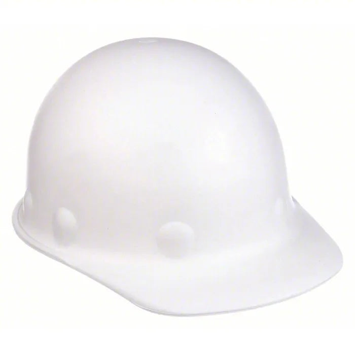 FIBRE-METAL BY PIP Hard Hat: Type 1, Class G, White, 8 Point Ratchet, Roughneck P2A, Reversible, P2ARW01A000