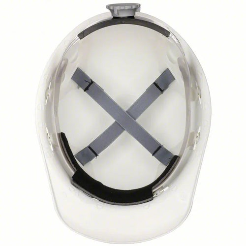 FIBRE-METAL BY PIP Hard Hat: Type 1, Class G, White, 8 Point Ratchet, Roughneck P2A, Reversible, P2ARW01A000
