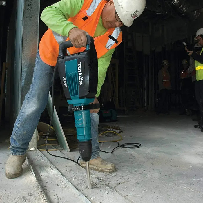 Makita Jack Hammer Machine, 1510W, 26 Joules, 950~1900 IPM, 12.3kg HM1214C
