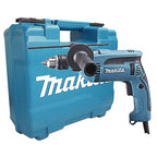Makita Impact Drill, For Masonary, Steel, Wood, With Accessory Case 74 Pieces, Chuck 13mm, 680W, 2kg HP1640KX3