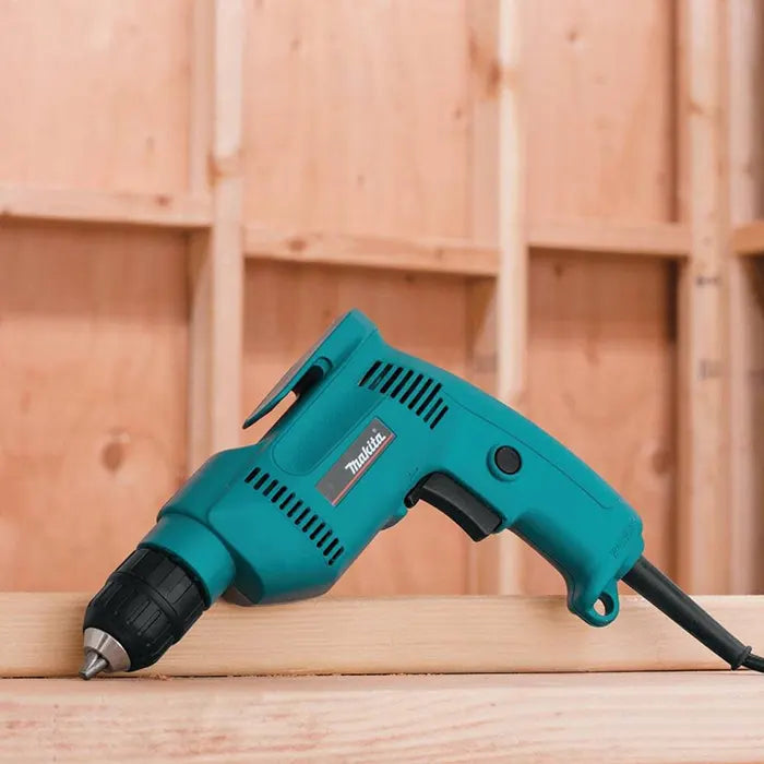 Makita Electric Drill Machine, For Steel and Wood, Chuck 10mm,530W, 1.5kg 6408
