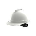 MSA V-Gard® 500 Hard Hat Cap Style - Vented - White - Fas-Trac III PVC