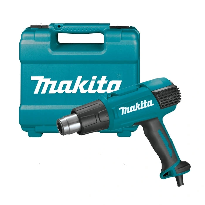 Makita Heat Gun / Hot Air Gun, Temperature 50-650°C, Air Flow 280~500L/min, 2000W, 0.73kg HG6530