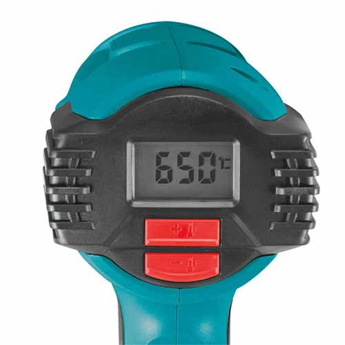 Makita Heat Gun / Hot Air Gun, Temperature 50-650°C, Air Flow 280~500L/min, 2000W, 0.73kg HG6530