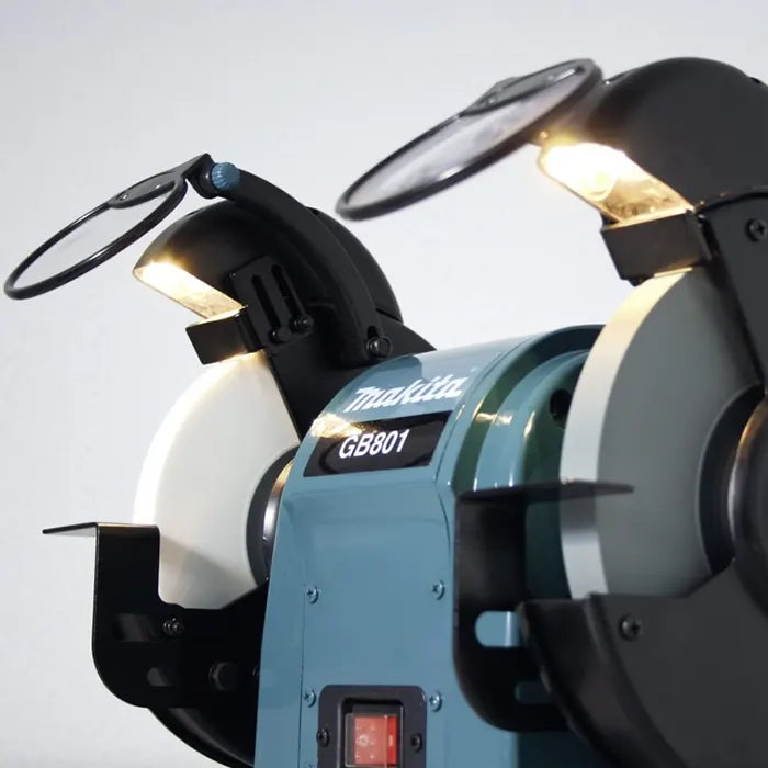 Makita Grinding Bench Machine, 205mm (8 inch), 550W, 3450 rpm, 19.8 kg GB801