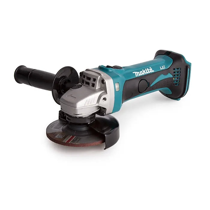 Makita Angle Grinder, Cordless, Slide Switch, 115mm (4-1/2 inch), 18V, 11,000 rpm, 2.0kg DGA452Z