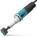 Makita Electric die grinder in teal and black colour on a white background