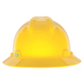 MSA V-Gard® Full-Brim Hard Hat - Yellow