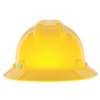 MSA V-Gard® Full-Brim Hard Hat - Yellow