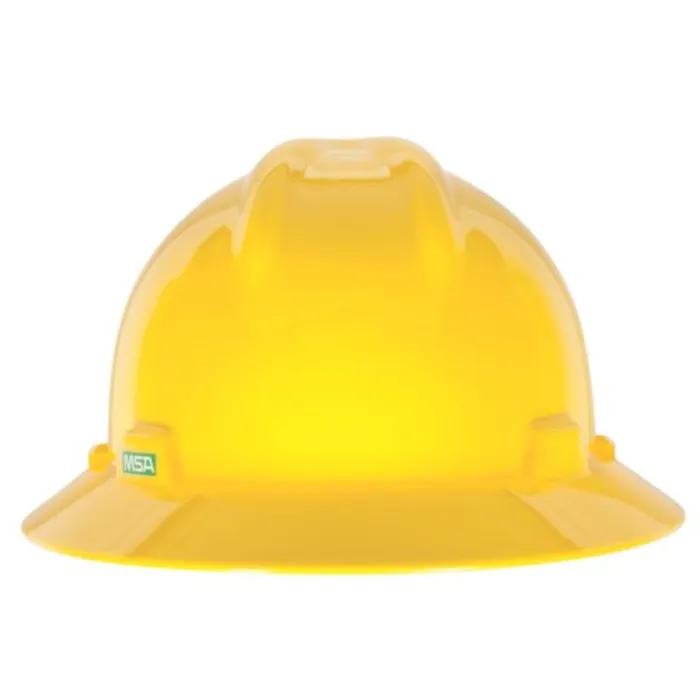 MSA V-Gard® Full-Brim Hard Hat - Yellow