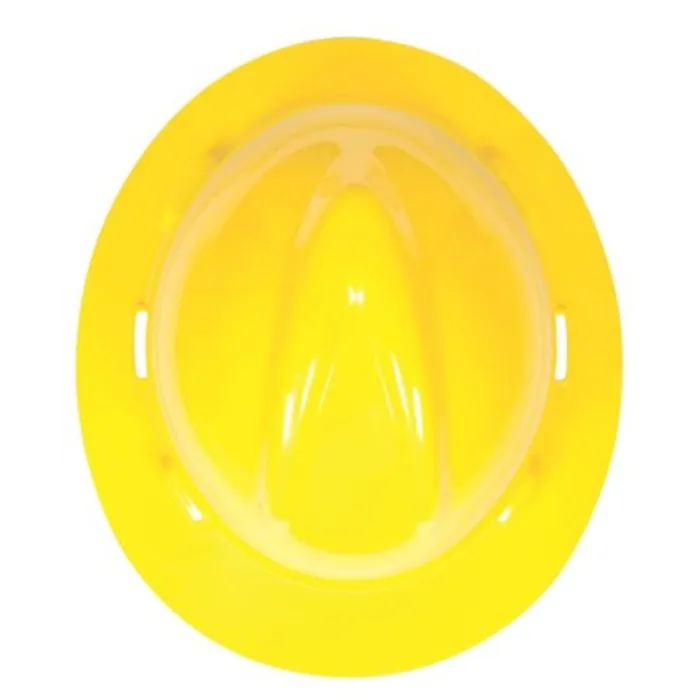 MSA V-Gard® Full-Brim Hard Hat - Yellow