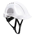 Portwest PS55 Endurance Safety Helmet, Vented ABS, 6-Point Ratchet, White
