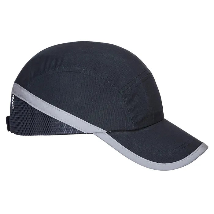 Portwest PW79 Long Peak Bump Cap, Navy, 7 cm Peak, EN 812