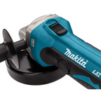 Makita Angle Grinder, Cordless, Slide Switch, 115mm (4-1/2 inch), 18V, 11,000 rpm, 2.0kg DGA452Z