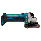 Makita Angle Grinder, Cordless, Slide Switch, 115mm (4-1/2 inch), 18V, 11,000 rpm, 2.0kg DGA452Z