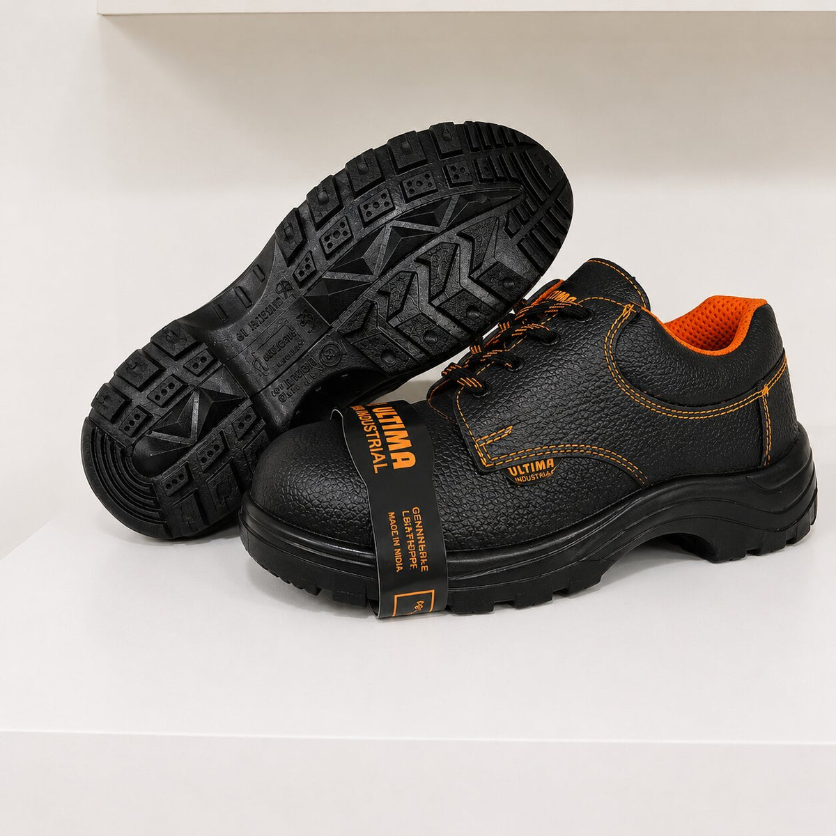 ULTIMA AK-303 Safety Shoes, Genuine Leather, Steel Toe