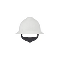 MSA V-Gard Full Brim Safety Helmet, White, Fas-Trac III Suspension, 475369