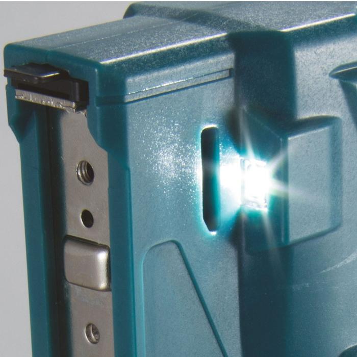Closeup of a Makita Cordless Nailing Tool